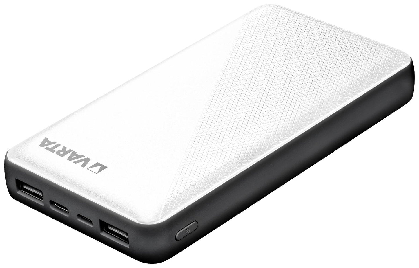 Batería externa Varta Energy, 15000mAh, 15W, 2 x USB-A - 1 x USB-C, Blanco