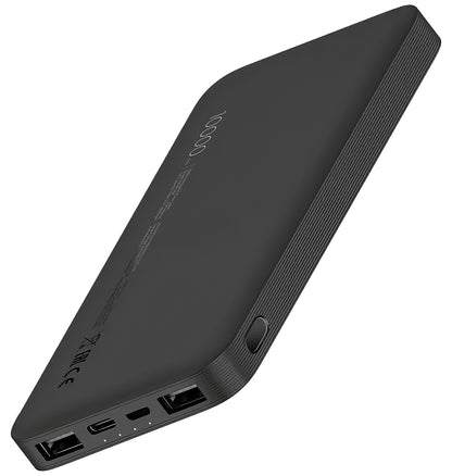 Xiaomi Batería externa, 10000mAh, 10W, 1 x USB-C - 2 x USB-A, Negro VXN4305GL