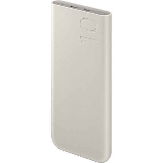 Batería Externa Samsung, 10000mAh, 25W, PD, 2 x USB-C, Beige, Reacondicionada EB-P3400XUEGEU