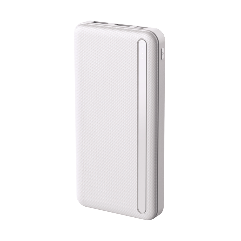 Batería Externa Setty PB1-101, 10000mAh, 10W, 2 x USB-A, Blanca