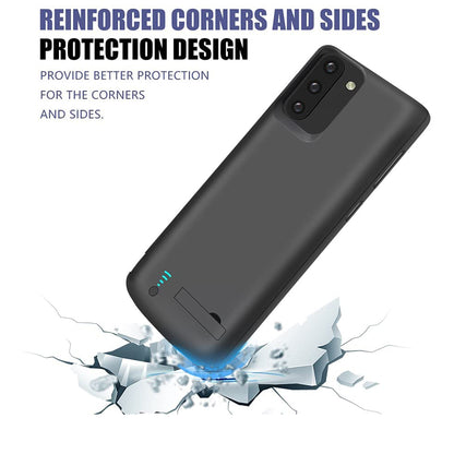 Batería Externa Tipo Funda Techsuit Power Pro Battery para Samsung Galaxy Note 10 5G N971 / Note10 N970, 5000mAh, Negra