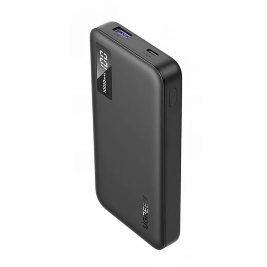 Batería Externa UGREEN PB311, 10000mAh, 22.5W, QC + PD, 1 x USB-C - 2 x USB-A, Negra