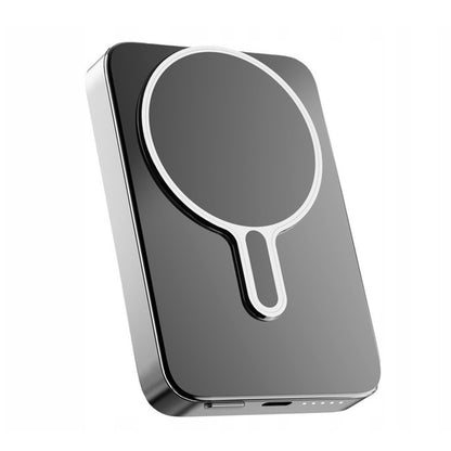 Batería Externa Inalámbrica 3MK MagSnap Go, 10000mAh, 20W, PD + FQI, 1 x QI - 1 x USB-C, Gris