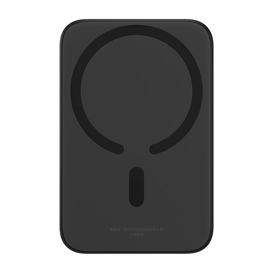 Batería Externa Inalámbrica Baseus Mini Air, 6000mAh, 20W, PD + FQI, 1 x QI - 1 x USB-C, Negra P10059002113-00