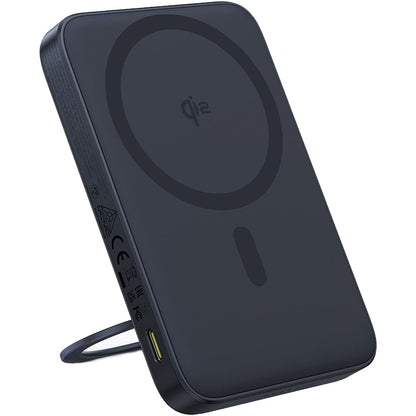 Batería Externa Inalámbrica Baseus PicoGo, 5000mAh, 20W, PD + FQI, 1 x QI - 1 x USB-C, Negra P10076802123-00