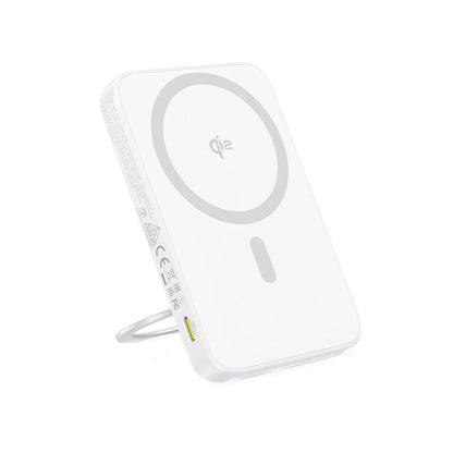 Batería Externa Inalámbrica Baseus PicoGo, 5000mAh, 20W, PD + FQI, 1 x QI - 1 x USB-C, Blanca P10076800213-01