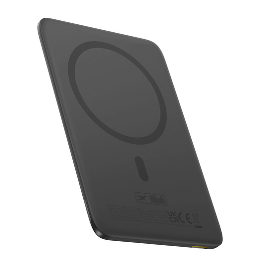 Batería Externa Inalámbrica Baseus PicoGo AM41, 5000mAh, 20W, PD + FQI, 1 x QI - 1 x USB-C, Negra