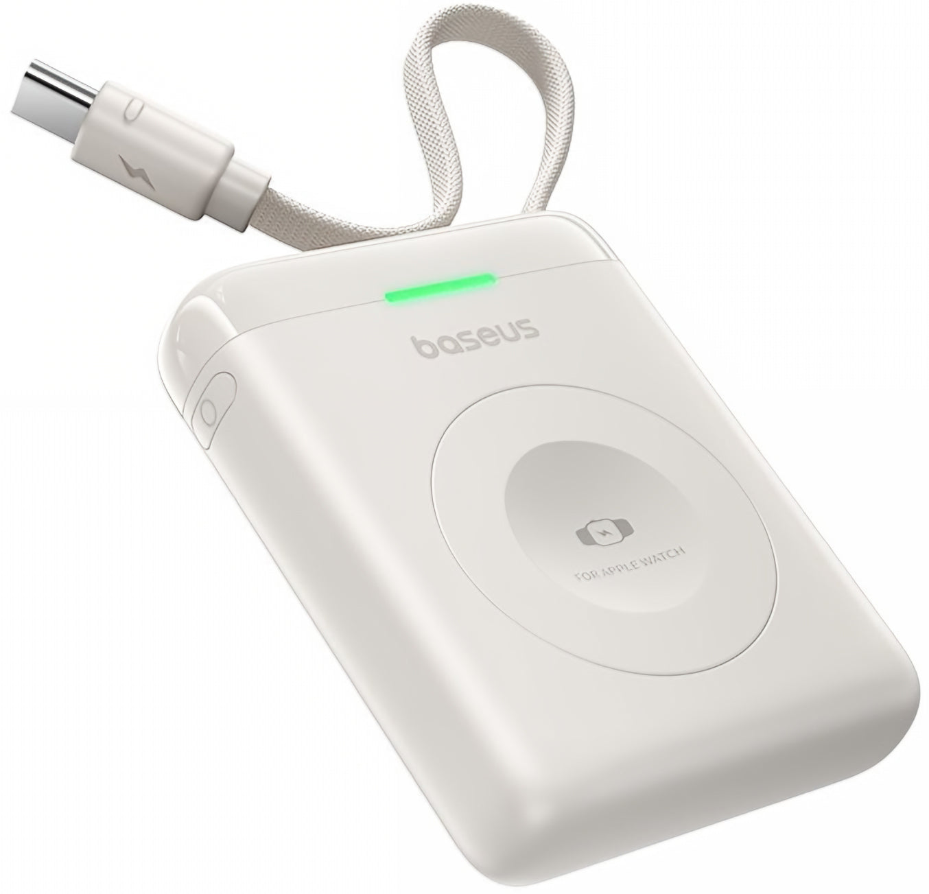 Batería Externa Inalámbrica Baseus EnerFill FW11, 1640mAh, 5W, 1 x QI, Blanca E0205302