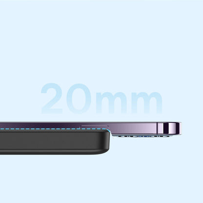 Batería Externa Inalámbrica Baseus Magnetic Mini, 10000mAh, 20W, PD + FQI, 1 x QI - 1 x USB-C, Negra PPCX070001