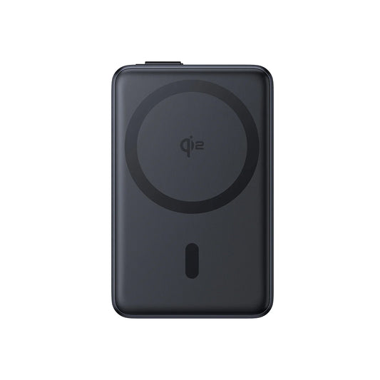 Batería Externa Inalámbrica Baseus Nomos, 10000mAh, 45W, PD + FQI, 1 x QI - 2 x USB-C, Negra P10078800123-00