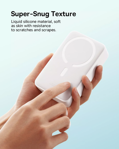 Batería Externa Inalámbrica Baseus EnerFill FM41 Mini, 20000mAh, 20W, PD + FQI, 1 x QI - 1 x USB-C, Blanca E0027U01