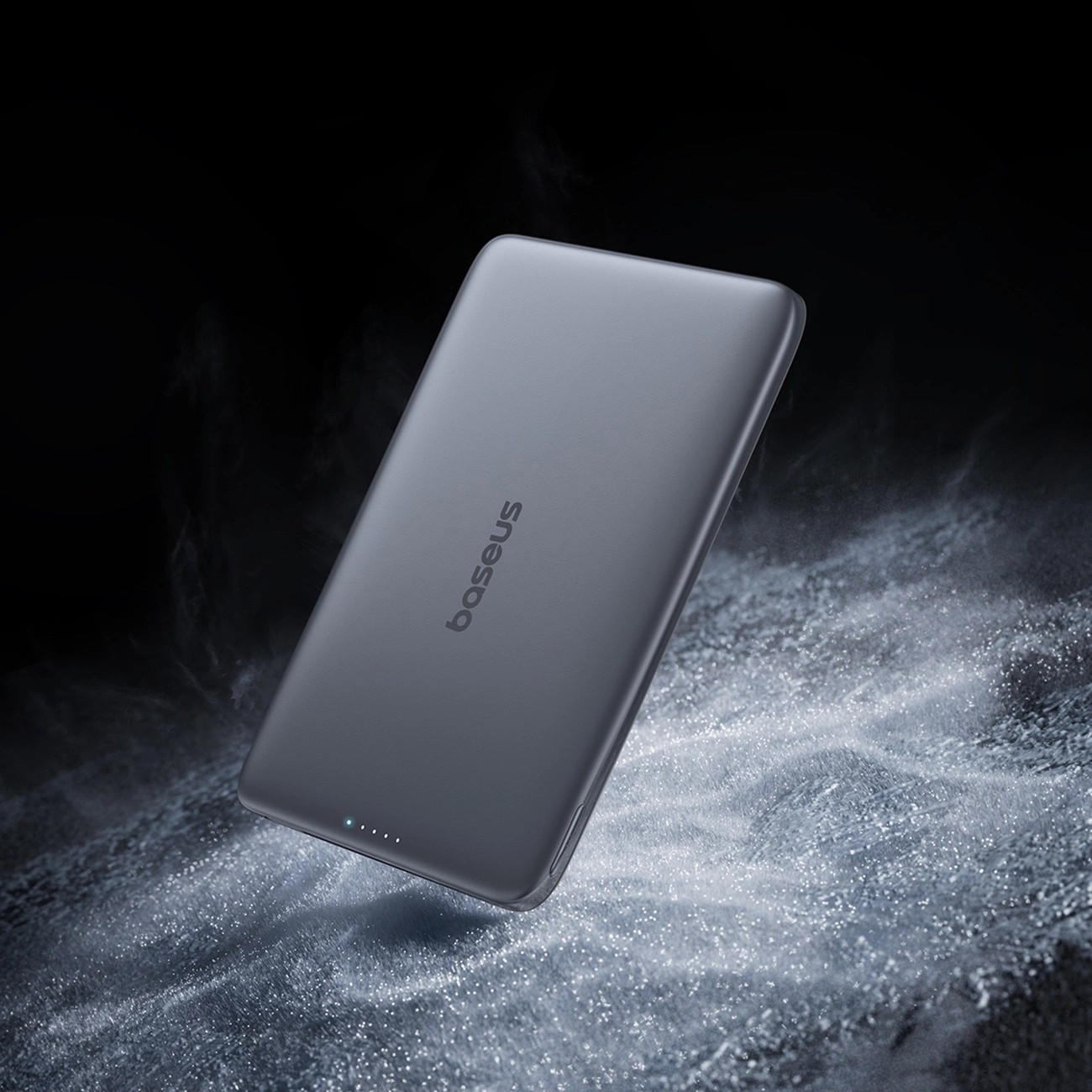 Batería Externa Inalámbrica Baseus PicoGo AM41, 5000mAh, 20W, PD + FQI, 1 x QI - 1 x USB-C, Negra