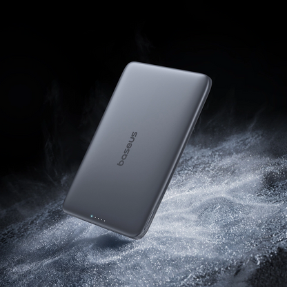 Batería Externa Inalámbrica Baseus PicoGo AM41, 5000mAh, 20W, PD + FQI, 1 x QI - 1 x USB-C, Negra