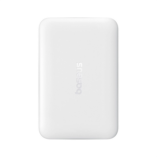 Batería Externa Inalámbrica Baseus EnerFill FM11 Ultra-Mini, 10000mAh, 22.5W, PD + FQI, 1 x QI - 1 x USB-C, Blanca P1008210E213-00