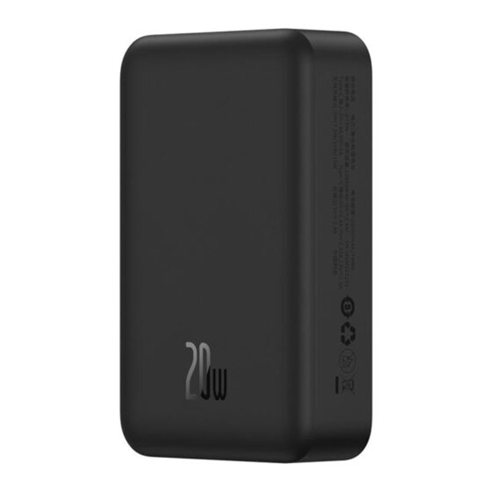 Batería Externa Inalámbrica Baseus EnerFill FM41, 20000mAh, 20W, PD - FQI, 1 x QI - 1 x USB-C, Negra E0027U00