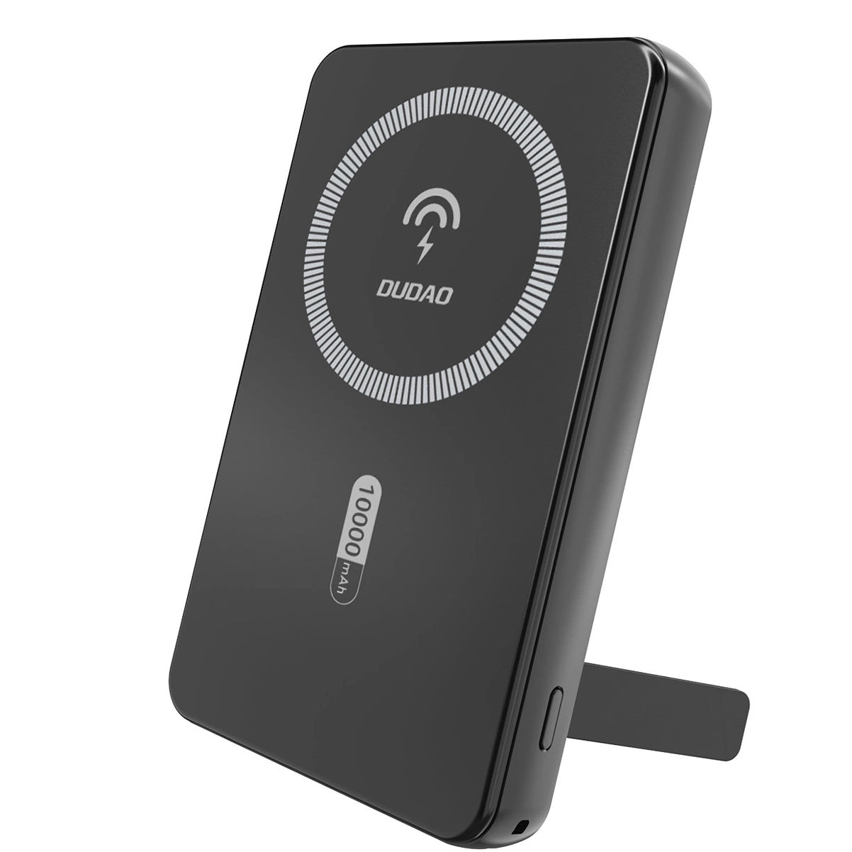 Batería Externa Inalámbrica Dudao K14S+, 10000mAh, 22.5W, QC + PD + FQI, 1 x QI - 1 x USB-A - 1 x USB-C, Negra