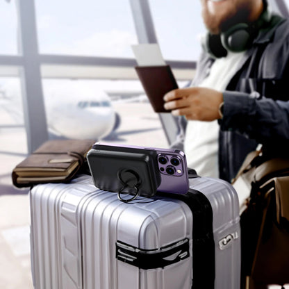 Batería Externa Inalámbrica Joyroom JR-W050, 10000mAh, 20W, QC + PD + FQI, 1 x QI - 1 x USB-A - 1 x USB-C, Negra