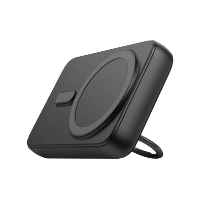 Batería Externa Inalámbrica Joyroom JR-W050, 10000mAh, 20W, QC + PD + FQI, 1 x QI - 1 x USB-A - 1 x USB-C, Negra