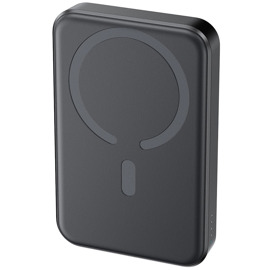 Batería Externa Inalámbrica Joyroom JR-W020, 10000mAh, 20W, QC + PD + FQI, 1 x QI - 1 x USB-A - 1 x USB-C, Negra