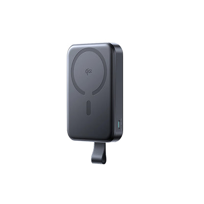 Batería Externa Inalámbrica Joyroom JR-PBM11, 10000mAh, 22.5W, QC + PD + FQI, 1 x QI - 1 x USB-A - 1 x USB-C, Negra