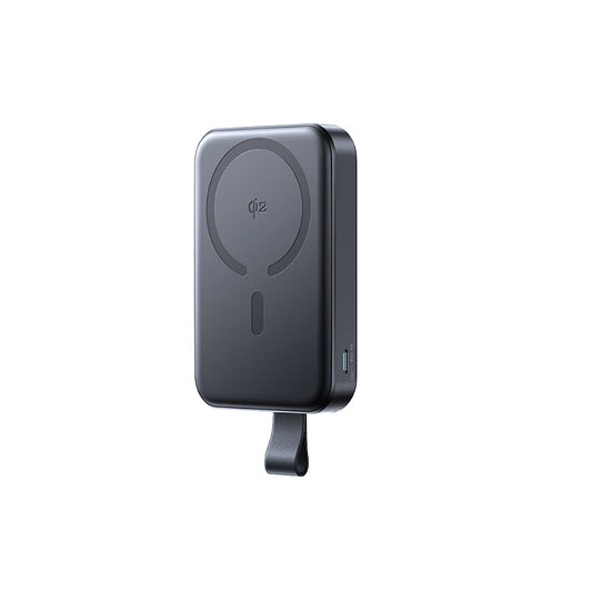 Batería Externa Inalámbrica Joyroom JR-PBM11, 10000mAh, 22.5W, QC + PD + FQI, 1 x QI - 1 x USB-A - 1 x USB-C, Negra