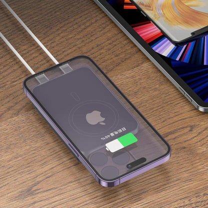 Batería Externa Inalámbrica Proove Hoodman, 10000mAh, 20W, PD + FQI, 1 x QI - 1 x USB-C, Gris PBH120010003