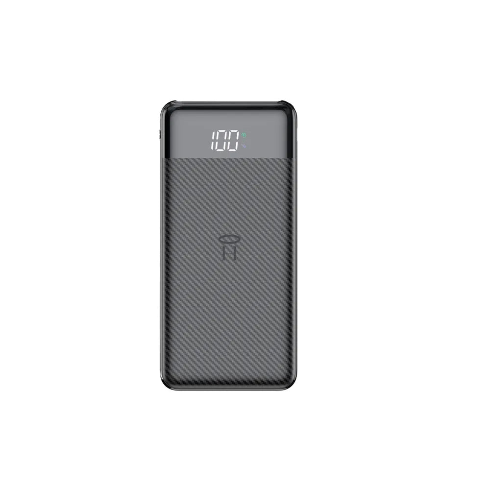 Batería Externa Veger L11, 10000mAh, 2 x USB-A, Negra