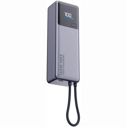 Batería Externa Xiaomi, 10000mAh, 165W, PD, 2 x USB-C, Gris PB1165MI
