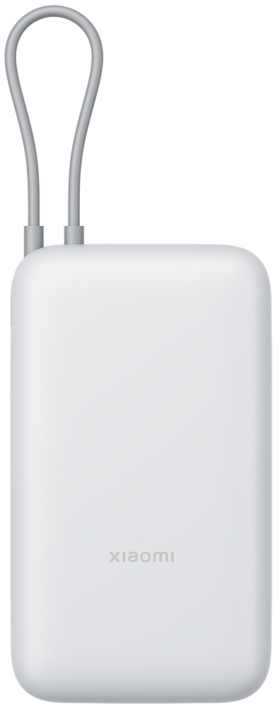 Batería Externa Xiaomi, 20000mAh, 22.5W, QC + PD, 1 x USB-A - 2 x USB-C, Plateada BHR9738GL