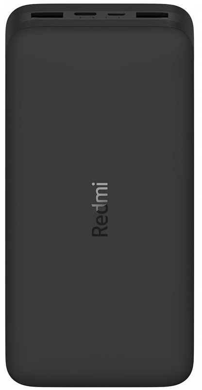 Batería Externa Xiaomi, 20000mAh, 18W, QC, 2 x USB-A, Negra PB200LZM