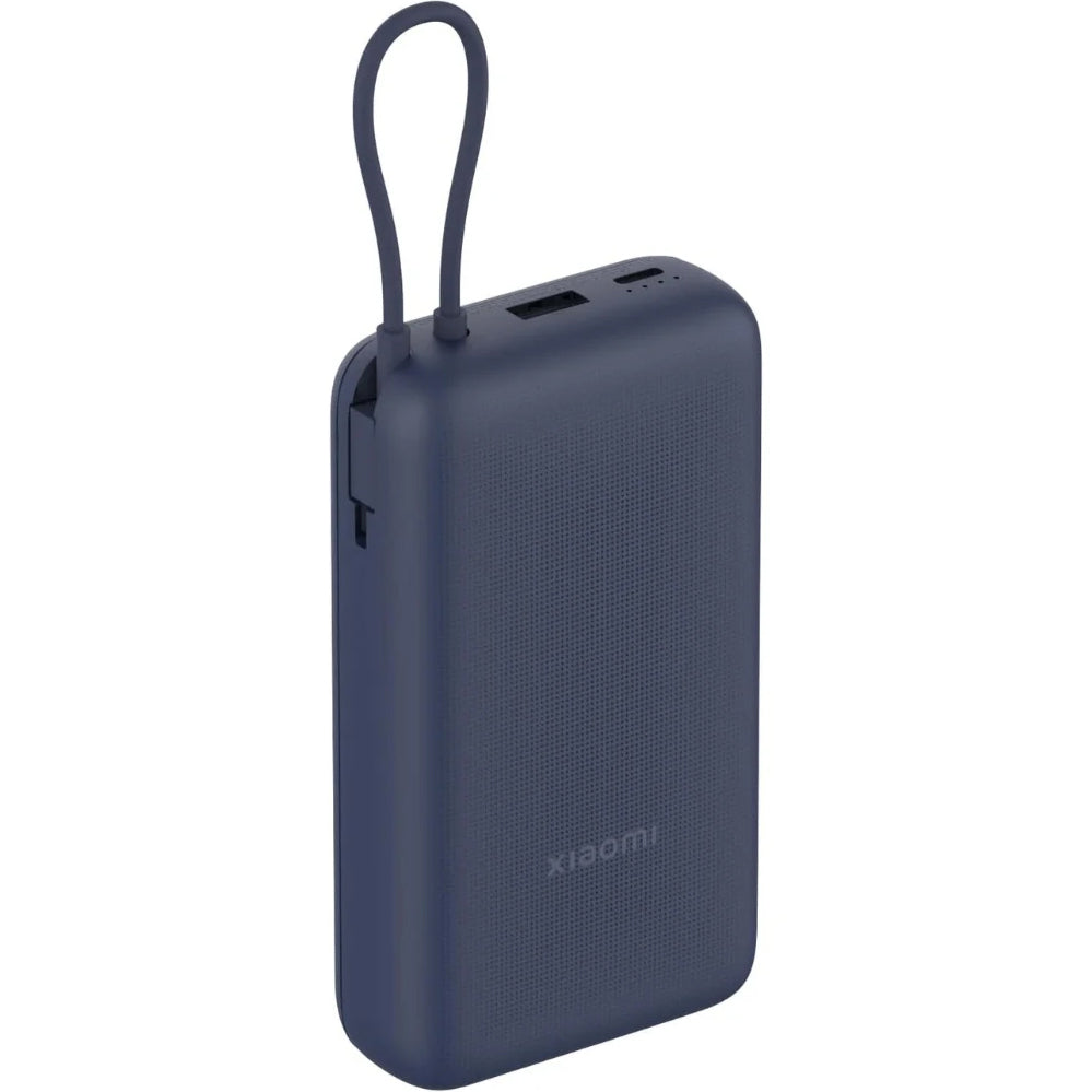 Batería Externa Xiaomi, 20000mAh, 33W, QC + PD, 1 x USB-A - 2 x USB-C, Azul BHR8975GL