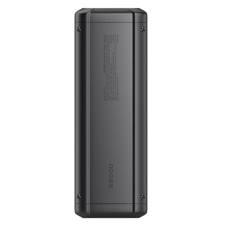 Batería Externa Xiaomi HyperCharge, 25000mAh, 212W, QC + PD, 1 x USB-A - 2 x USB-C, Negra BHR9970GL