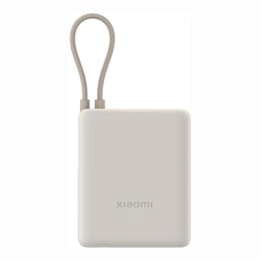Batería Externa Xiaomi PB1033MI, 10000mAh, 33W, QC + PD, 1 x USB-A - 2 x USB-C, Beige BHR9333GL