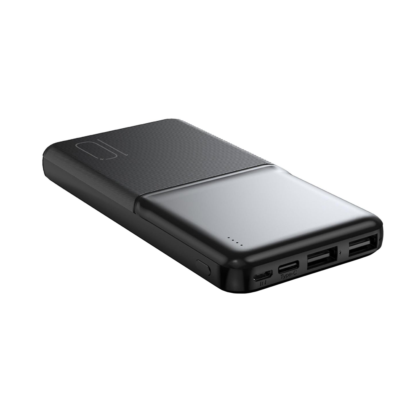 Batería Externa XO Design PR251, 10000mAh, 10W, 2 x USB-A, Negra