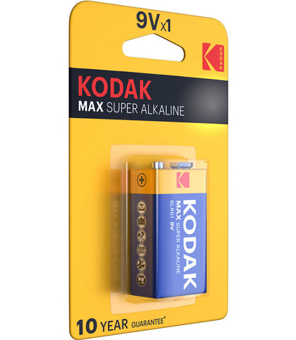 Pila Kodak Max Alcalina, 6LR61 (9V)