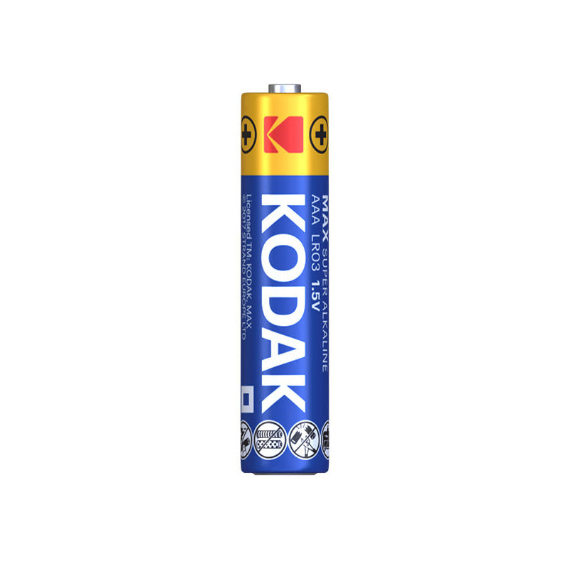 Kodak Max Alkaline Battery, AAA / LR3, Set of 8 EKSTD30419896P8