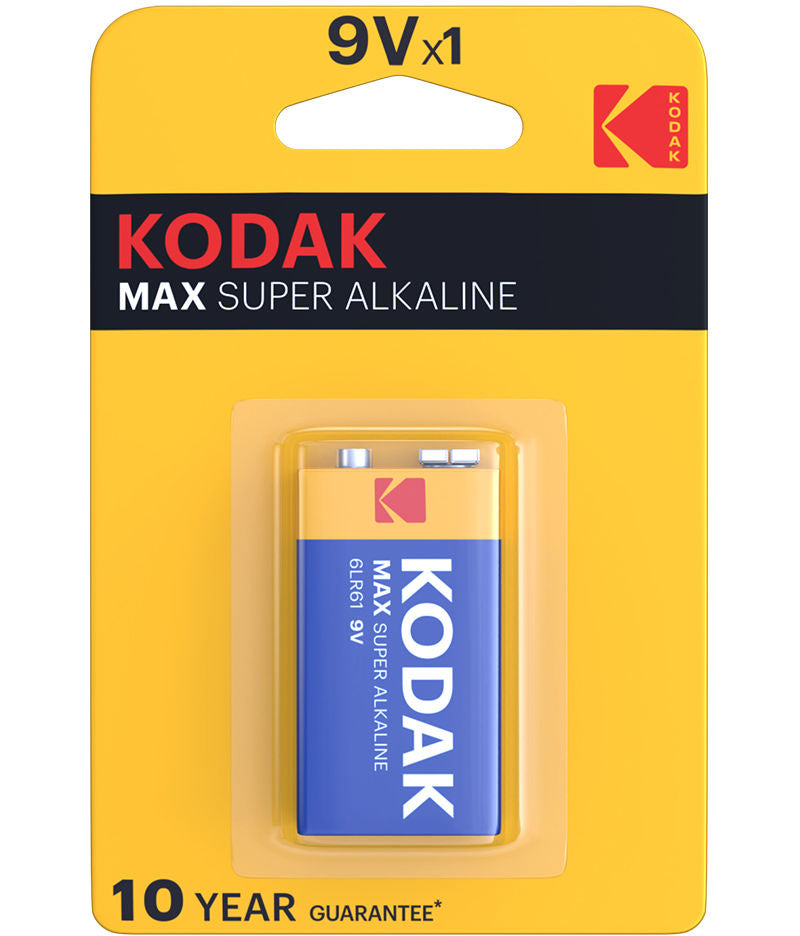 Pila Kodak Max Alcalina, 6LR61 (9V)