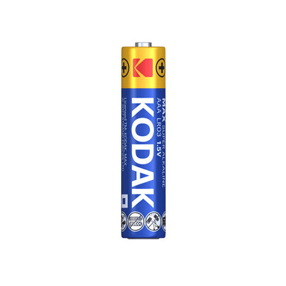 Kodak Max Alkaline Battery, AAA / LR3, Set of 4 EKSTD30952812P4