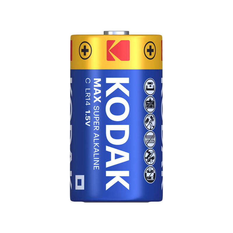Batería Kodak Max Alcalina, LR14 Set de 2 piezas