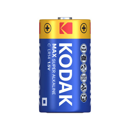 Batería Kodak Max Alcalina, LR14 Set de 2 piezas