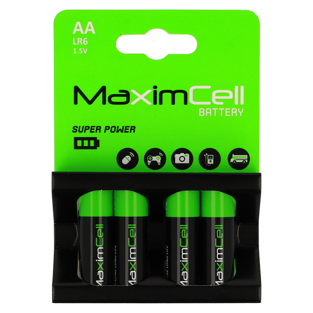 Batería MaximCell Super Power, AA / LR6, Set de 4 piezas