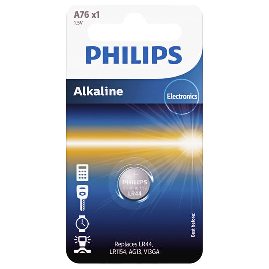 Batería Philips, V13GA / LR44 Phil-A76/01B