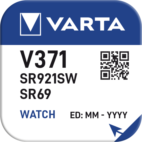 Batería Varta, AG6 / V371