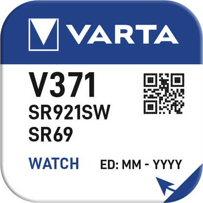 Batería Varta, AG6 / V371