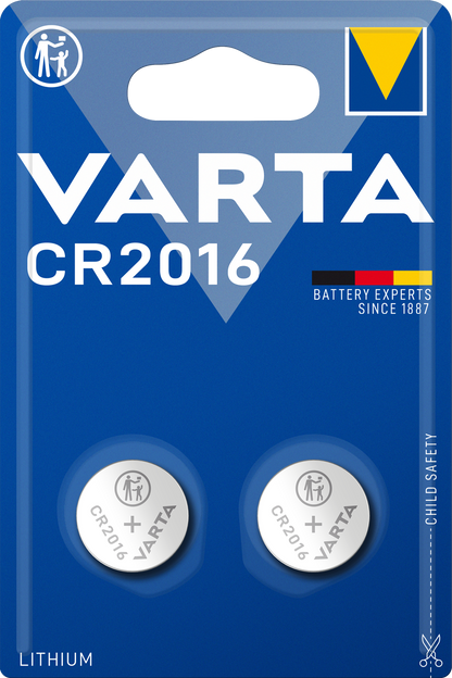 Pilas Varta, CR2016, Juego 2 piezas