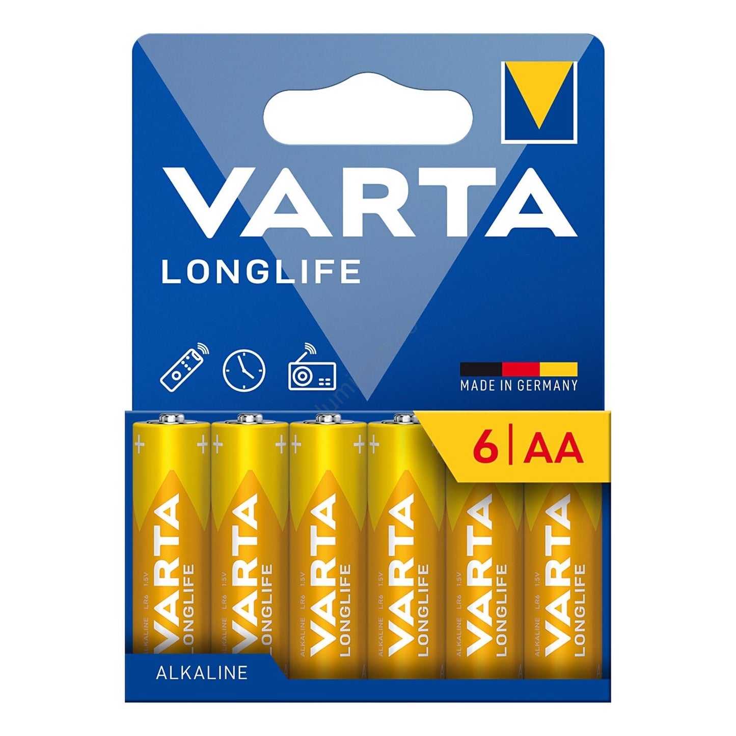 Batería Varta Longlife 13298, AA / LR6, Set de 6 unidades