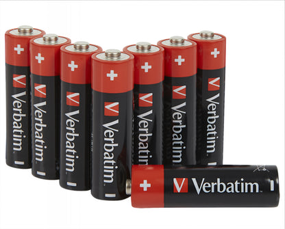 Batería Verbatim Premium, AA / LR6, Set de 8 piezas 49503