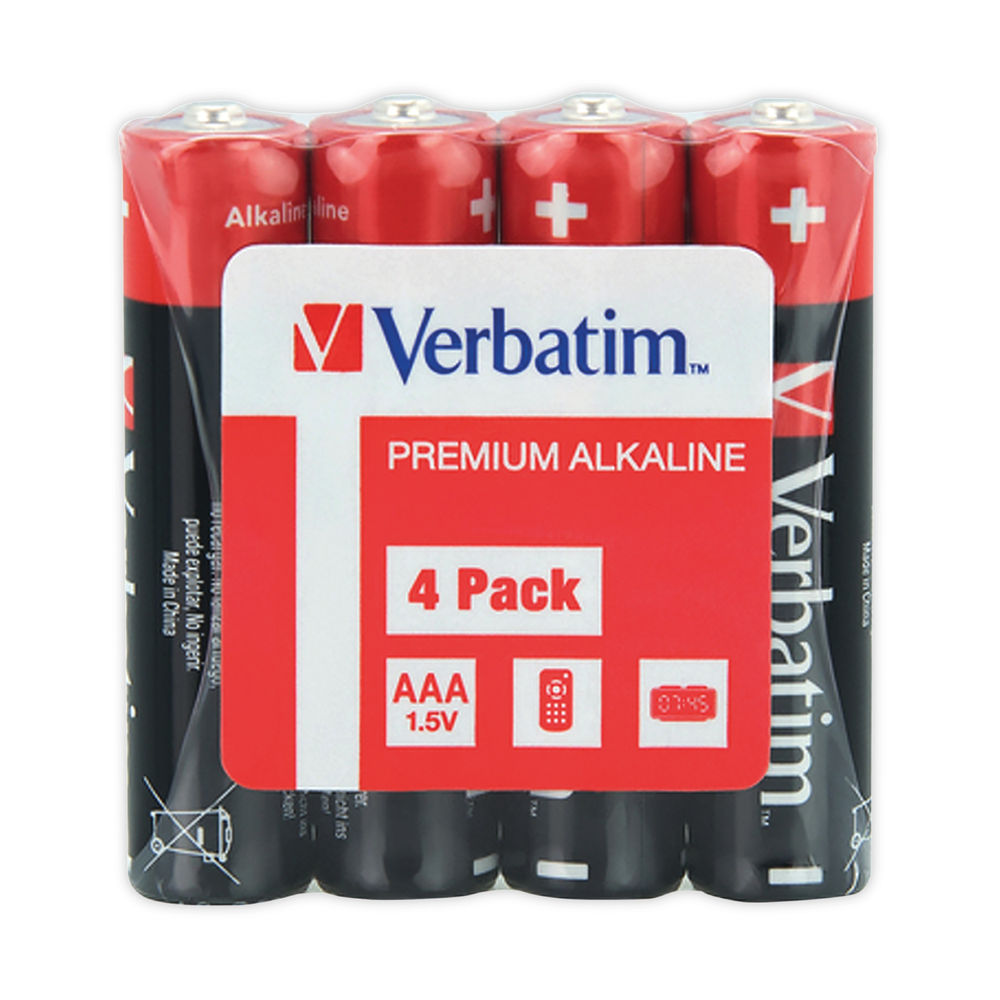 Batería Verbatim Premium, AAA / LR3, Set de 4 piezas 49500