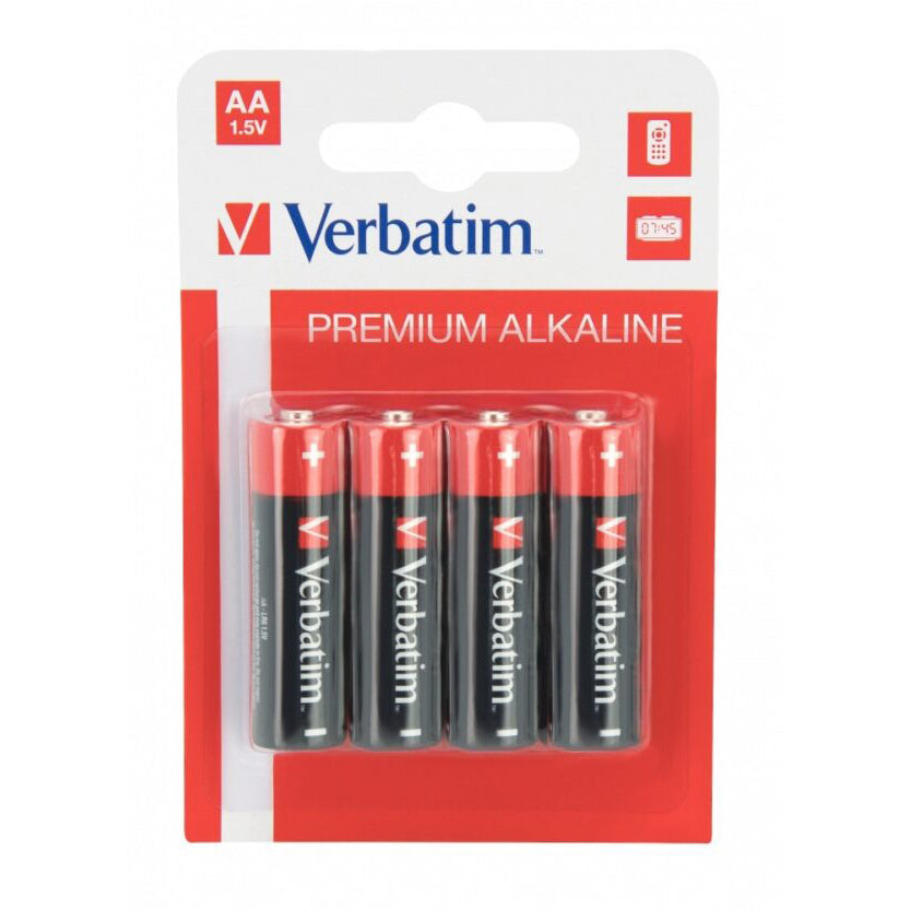 Batería Verbatim Premium, AA / LR6, Set de 4 piezas 49921
