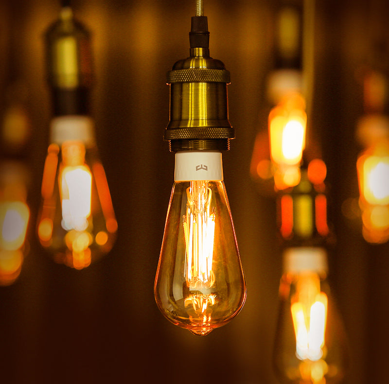 Bombilla Filamento Yeelight ST64, Wi-Fi, E27, 6W, 2000K, 500lm YLDP23YL